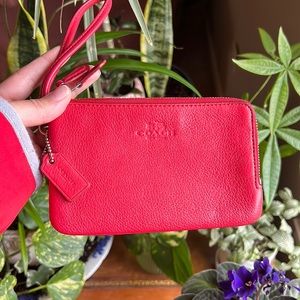 🍎Coach DoubleZip Wristlet🍎